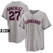 Esteban Gonzalez Youth Cleveland Guardians Gray Replica Road Jersey