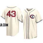 Esteban Quiroz Men's Chicago Cubs Cream Replica 2022 Field Of Dreams Jersey