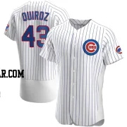 Esteban Quiroz Men's Chicago Cubs White Authentic Home Jersey