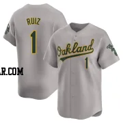 Esteury Ruiz Men's Oakland Athletics Gray Limited Away Jersey