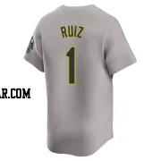 Esteury Ruiz Men's Oakland Athletics Gray Limited Away Jersey