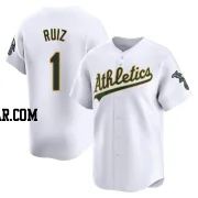 Esteury Ruiz Men's Oakland Athletics White Limited Home Jersey