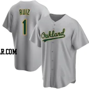 Esteury Ruiz Youth Oakland Athletics Gray Replica Road Jersey