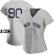 Estevan Florial Women's New York Yankees Gray Replica 2021 Field of Dreams Jersey