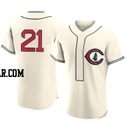 Ethan Roberts Men's Chicago Cubs Cream Authentic 2022 Field Of Dreams Jersey