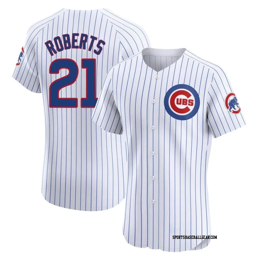 Ethan Roberts Men's Chicago Cubs White Elite Home Jersey