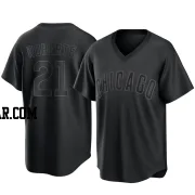 Ethan Roberts Youth Chicago Cubs Black Replica Pitch Fashion Jersey