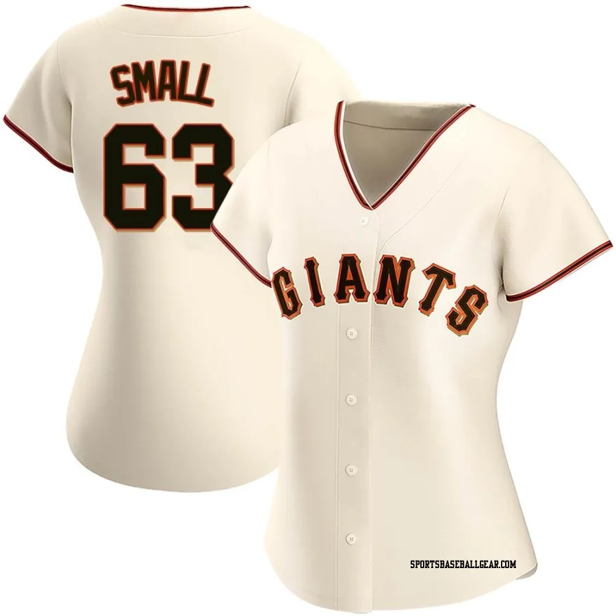 Ethan Small Women's San Francisco Giants Cream Authentic Home Jersey