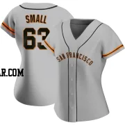 Ethan Small Women's San Francisco Giants Gray Authentic Road Jersey