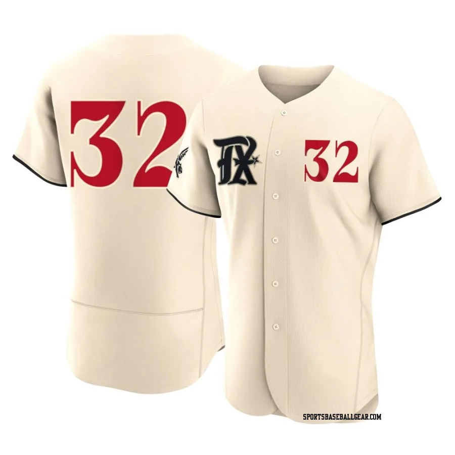 Evan Carter Men's Texas Rangers Cream Authentic 2023 City Connect Jersey