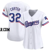 Evan Carter Women's Texas Rangers White Limited Home Jersey