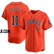 Evan Gattis Men's Houston Astros Orange Limited Alternate Jersey