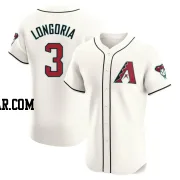 Evan Longoria Men's Arizona Diamondbacks Cream Elite Home Jersey