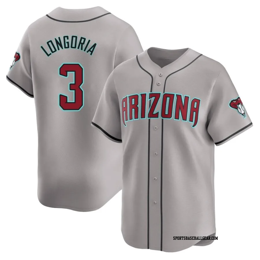 Evan Longoria Men's Arizona Diamondbacks Gray Limited Away Jersey