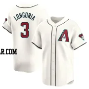 Evan Longoria Men's Arizona Diamondbacks White Limited Home Jersey