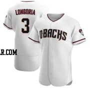 Evan Longoria Men's Arizona Diamondbacks White/Crimson Authentic Home Jersey