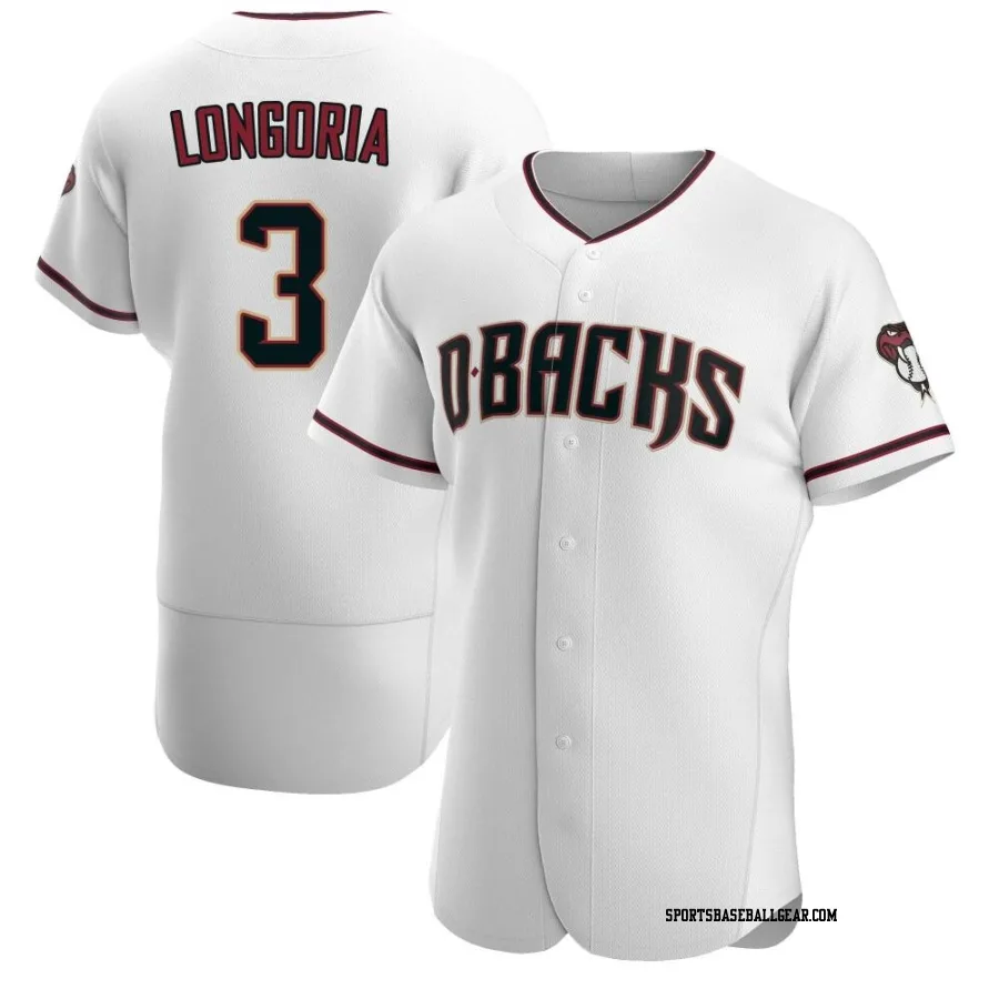 Evan Longoria Men's Arizona Diamondbacks White/Crimson Authentic Home Jersey