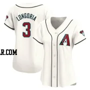 Evan Longoria Women's Arizona Diamondbacks White Limited Home Jersey