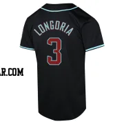 Evan Longoria Youth Arizona Diamondbacks Black Limited Alternate Jersey