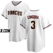 Evan Longoria Youth Arizona Diamondbacks White Replica Home Jersey