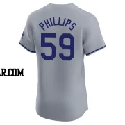 Evan Phillips Men's Los Angeles Dodgers Gray Elite Road Jersey