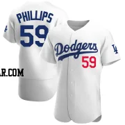 Evan Phillips Men's Los Angeles Dodgers White Authentic Home Jersey