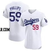 Evan Phillips Men's Los Angeles Dodgers White Elite Home Jersey