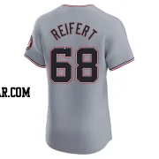 Evan Reifert Men's Washington Nationals Gray Elite Road Jersey