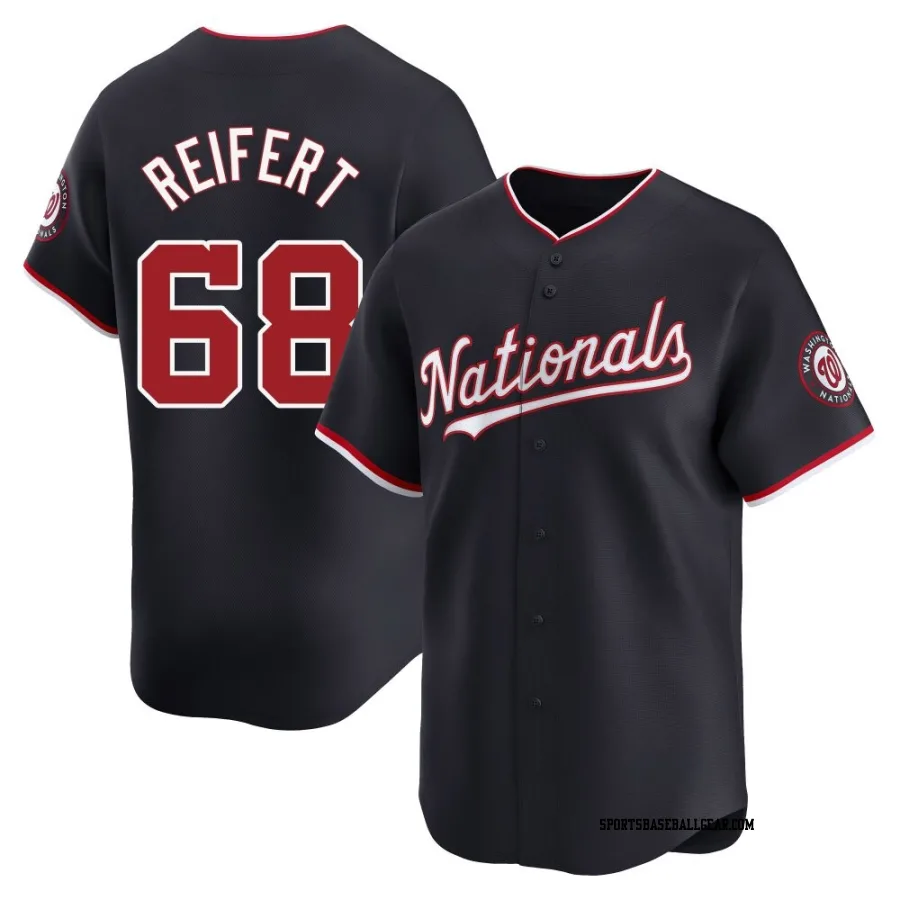 Evan Reifert Men's Washington Nationals Navy Limited Alternate Jersey