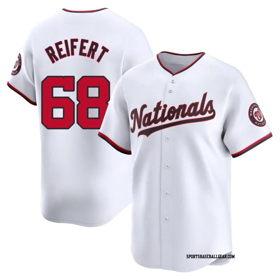 Evan Reifert Men's Washington Nationals White Limited Home Jersey