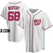 Evan Reifert Men's Washington Nationals White Replica Home Jersey