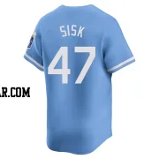 Evan Sisk Men's Kansas City Royals Light Blue Limited Alternate Jersey