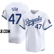 Evan Sisk Youth Kansas City Royals White Limited Home Jersey