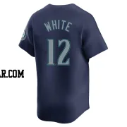 Evan White Men's Seattle Mariners Navy Limited Road Jersey