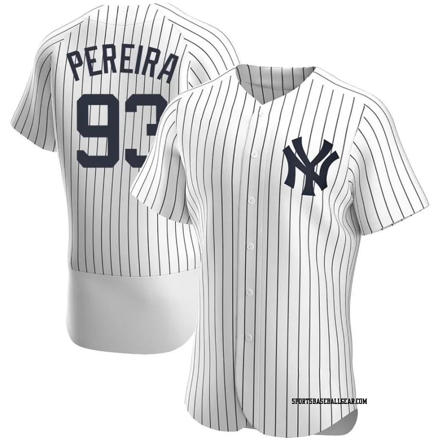 Everson Pereira Men's New York Yankees White Authentic Home Jersey