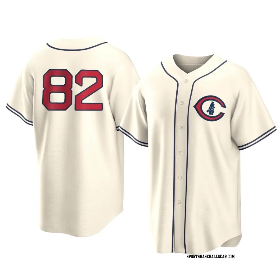 Ezequiel Pagan Men's Chicago Cubs Cream Replica 2022 Field Of Dreams Jersey