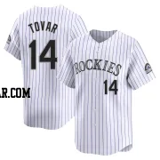 Ezequiel Tovar Men's Colorado Rockies White Limited Home Jersey