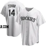 Ezequiel Tovar Men's Colorado Rockies White Replica Home Jersey