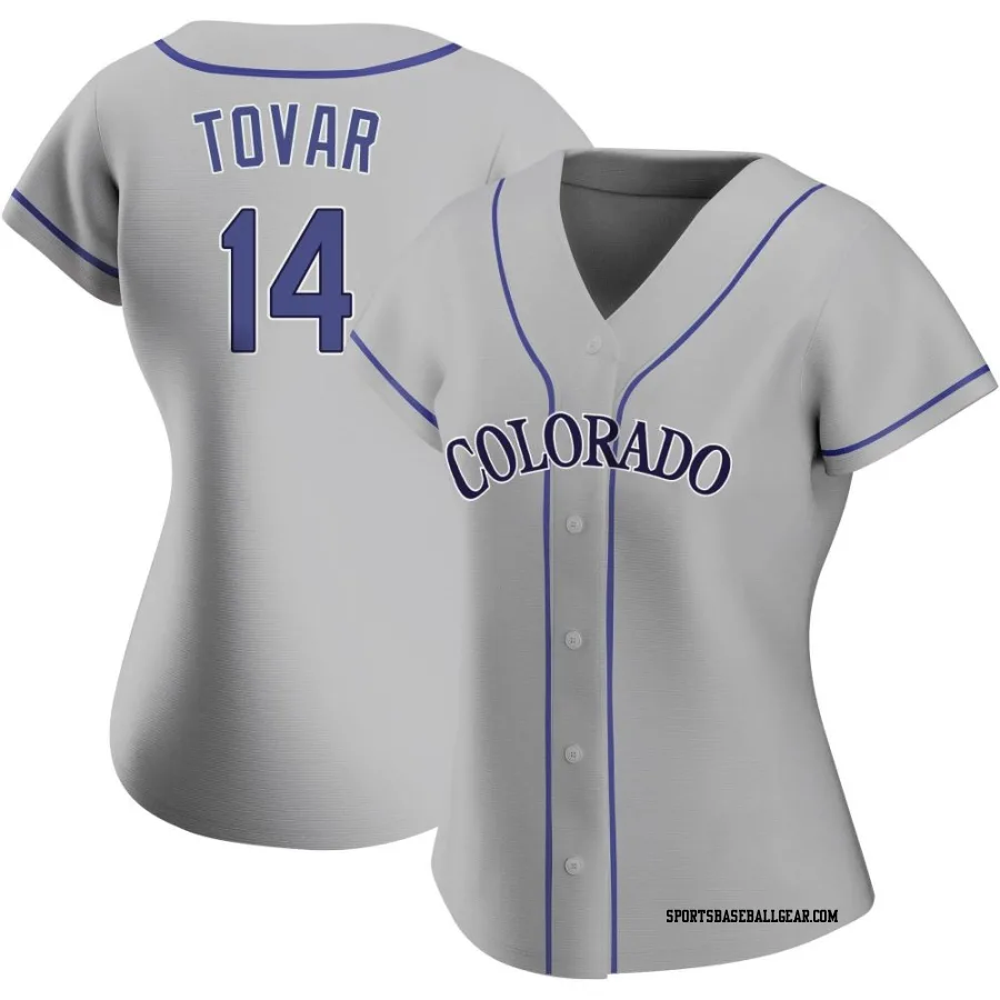 Ezequiel Tovar Women's Colorado Rockies Gray Replica Road Jersey