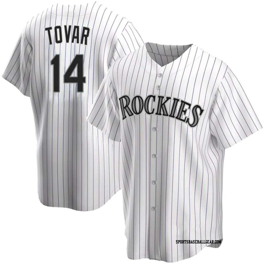 Ezequiel Tovar Youth Colorado Rockies White Replica Home Jersey