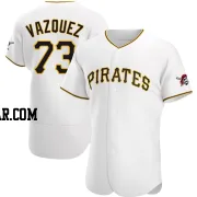 Felipe Vazquez Men's Pittsburgh Pirates White Authentic Home Jersey