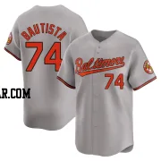 Felix Bautista Men's Baltimore Orioles Gray Limited Road Jersey