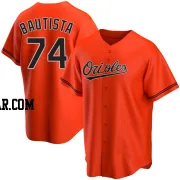 Felix Bautista Men's Baltimore Orioles Orange Replica Alternate Jersey