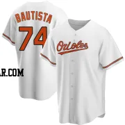 Felix Bautista Men's Baltimore Orioles White Replica Home Jersey