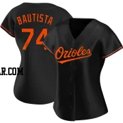 Felix Bautista Women's Baltimore Orioles Black Authentic Alternate Jersey