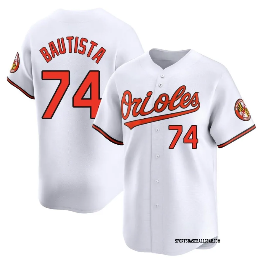 Felix Bautista Youth Baltimore Orioles White Limited Home Jersey