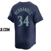 Felix Hernandez Youth Seattle Mariners Navy Limited Road Jersey