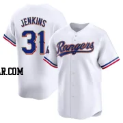 Ferguson Jenkins Men's Texas Rangers Gold Limited White 2024 Collection Jersey