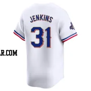 Ferguson Jenkins Men's Texas Rangers Gold Limited White 2024 Collection Jersey