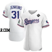 Ferguson Jenkins Men's Texas Rangers White Authentic Home 2023 World Series Jersey